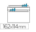 Enveloppe économique c6 114x162mm 80g autocollante coloris blanc boîte 500 unités