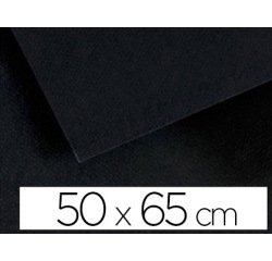 Papier dessin canson vivaldi nº626 50x65cm 120g/m2 offset unicolore noir