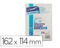Enveloppe gpv précasée vélin blanc 90g c6 114x162mm adhésive fond gris paquet 25 unités