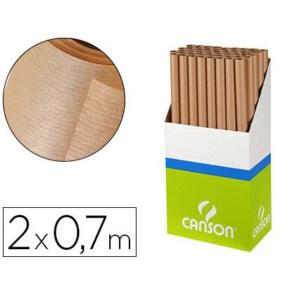 Papier emballage kraft sur rouleau, 60 g/m², Canson