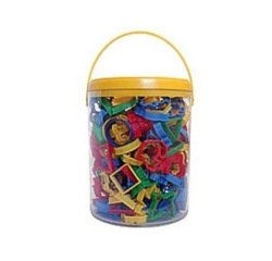 Emporte-pièces maxi-seau 100 animaux 50 formes géométriques 156 unités