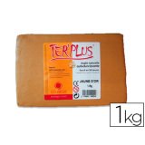 Argile autodurcissante solargil durci'dur coloris jaune or pain 1kg