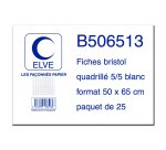 Feuille bristol elve 50x65cm 190g quadrillé 5x5mm