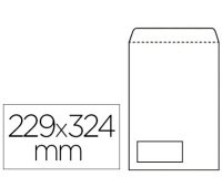 Pochette gpv dos carton 500g vélin blanc 120g anti-pli c4 229x324mm sachet 5 unités