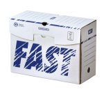 25 Boite D'Archivage Fast D20 Manuel Blanc/Bleu