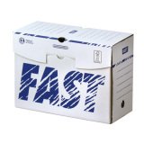 25 Boite D'Archivage Fast D20 Manuel Blanc/Bleu