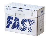 25 Boite D'Archivage Fast D20 Manuel Blanc/Bleu