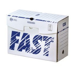 25 Boite D'Archivage Fast D20 Manuel Blanc/Bleu