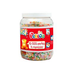 Perle à repasser graine créative 15 coloris assortis pot 10000 unités