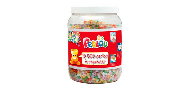 Perle à repasser graine créative 15 coloris assortis pot 10000 unités