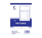 Bloc factures elve 140x210mm 50 feuillets 90g encollage en tête