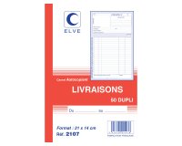 Manifold elve autocopiant 140x210mm foliotage 50 duplis livraisons