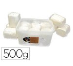 Pâte à modeler modly multi-activités autodurcissante coloris blanc pack 12 pains 250g