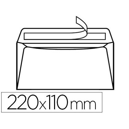 Enveloppe gpv green dl 110x220mm 75g adhésive coloris blanc boîte 500 unités