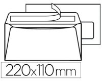 Enveloppe gpv green dl 110x220mm 75g adhésive fenêtre 35x100mm coloris blanc boîte 500 unités