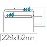 Enveloppe économique c5 162x229mm 80g autocollante fenêtre 45x100mm coloris blanc boîte 500 unités
