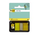 Marque-pages post-it standard index 25x44mm 50f coloris jaune