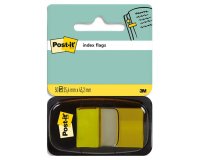 Marque-pages post-it standard index 25x44mm 50f coloris jaune