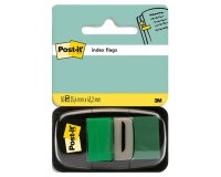 Marque-pages post-it standard index 25x44mm 50f coloris vert