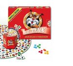 Jeu le lynx contient 1 plateau circulaire 9 pièces 400 cartes d'images 18 jetons 6 coloris 1/6 joueurs