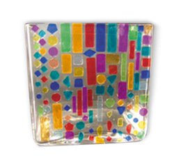 Mosaïque solargil plastique recyclé assortiment formes et coloris