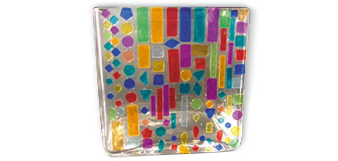 Mosaïque solargil plastique recyclé assortiment formes et coloris
