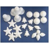 Forme noël à décorer styropor assortiment 25 unités