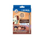 Crayon couleur lyra skin tones gros module étui plastique 12 unités