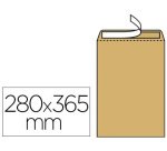 Pochette gpv kraft 120g 26 280x365mm soufflet 30mm anti-éclatement paquet 50 unités