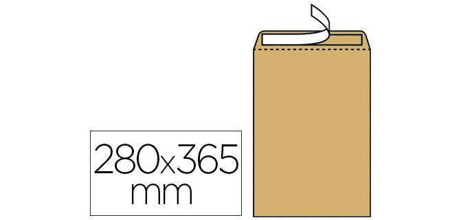 Pochette gpv kraft 120g 26 280x365mm soufflet 30mm anti-éclatement paquet 50 unités