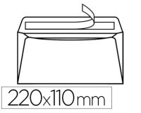 Enveloppe gpv green erapure recyclée dl 110x220mm 90g bande auto-adhésive boîte 500 unités