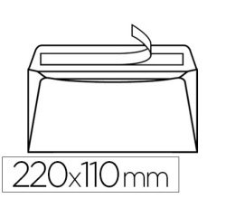 Enveloppe gpv green erapure recyclée dl 110x220mm 90g bande auto-adhésive boîte 500 unités