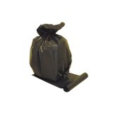 Sac poubelle polyethylene basse densite standard 130l 45microns coloris noir rouleau  20 unites
