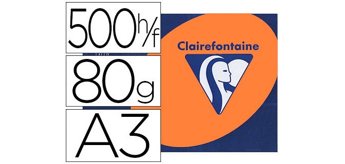 Papier universel Trophée, A3, clémentine