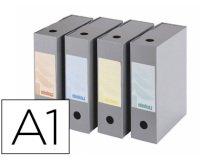 Boîte archives extendos polypropylène recyclable 335x245mm dos 100mm fermeture sécurisée montage simple livré plat