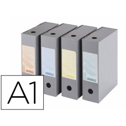 Boîte archives extendos polypropylène recyclable 335x245mm dos 100mm fermeture sécurisée montage simple livré plat