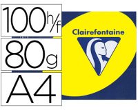 Papier couleur clairefontaine trophée personal paper pack a4 80g/m2 jaune fluorescent paquet 100 feuilles unicolores