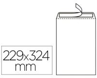 Pochette gpv économique adhésive vélin blanc 90g c4 229x324mm sachet 25 unités