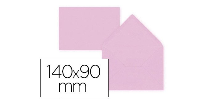 Enveloppe gpv élections c30 90x140mm 80g recyclable non gommée patte triangulaire coloris rose boîte 1000 unités