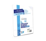 Enveloppe gpv économique vélin blanc 80g c5 162x229mm adhésive paquet 50 unités