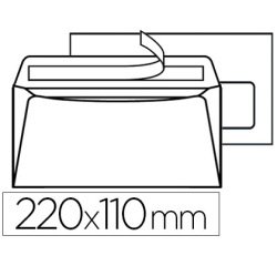Enveloppe gpv green dl 110x220mm 80g adhésive recyclée extra blanche fenêtre 35x100mm boîte 500 unités