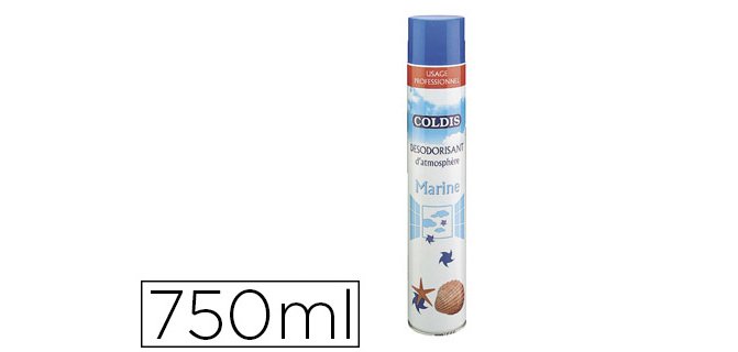 Désodorisant coldis usage professionnel parfum marine aérosol 750ml