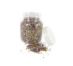 Perle rocaille opaque diamètre 3mm bocal 500g