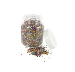 Perle rocaille opaque diamètre 3mm bocal 500g