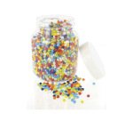 Perle rocaille opaque diamètre 5mm bocal 500g