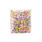 Perle plastique nacrée arrondie diamètre 9mm coloris assortis sachet 1000 unités