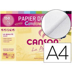 Papier de création, A4, 150 g/m2, couleurs claires