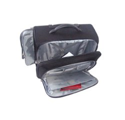Pilot case roller pour ordinateur 15.6\" capacité 25l dimensions 380x250x360mm coloris noir