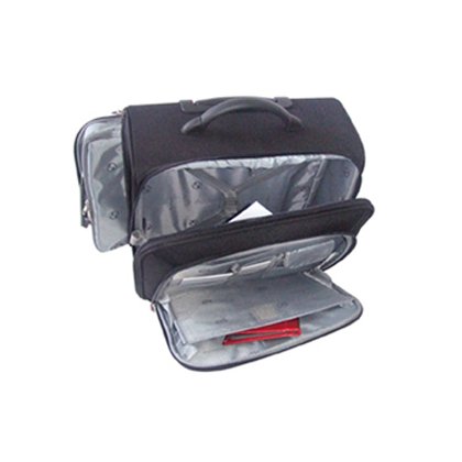 Pilot case roller pour ordinateur 15.6\" capacité 25l dimensions 380x250x360mm coloris noir