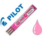 Recharge roller pilot frixion point pointe aiguille 0.3mm encre effaçable coloris rose set de 3 unités